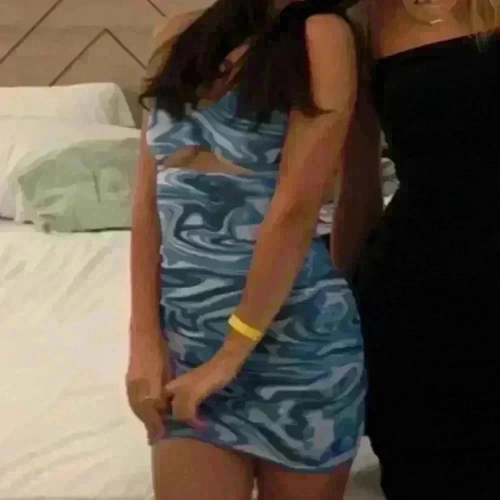 Princess Polly Ocean Mini Dress Blue - Picture 4 of 4